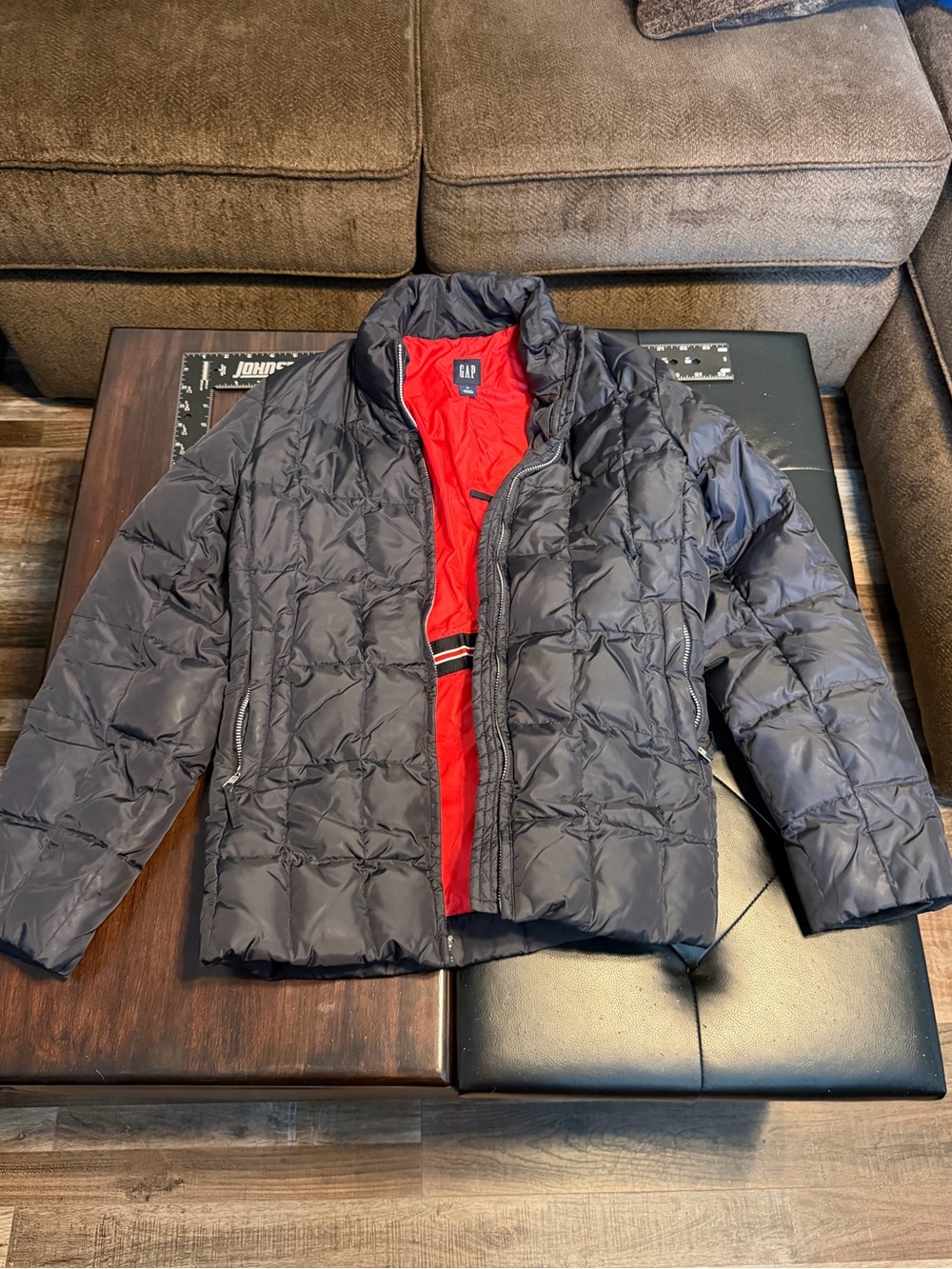 GAP Black Jacket with Red Interior